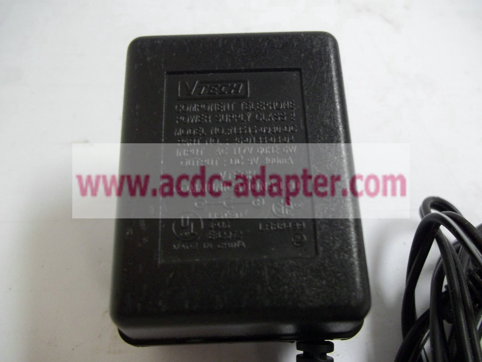 NEW Vtech N3515-0930-DC117v power supply 9V DC 300mA AC ADAPTER